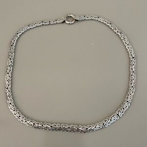 Byzantine sterling silver necklace